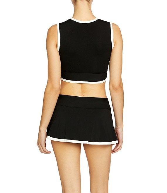 ROBIN PICCONE Tierna Solid Skirted Swim Bottom Product Image