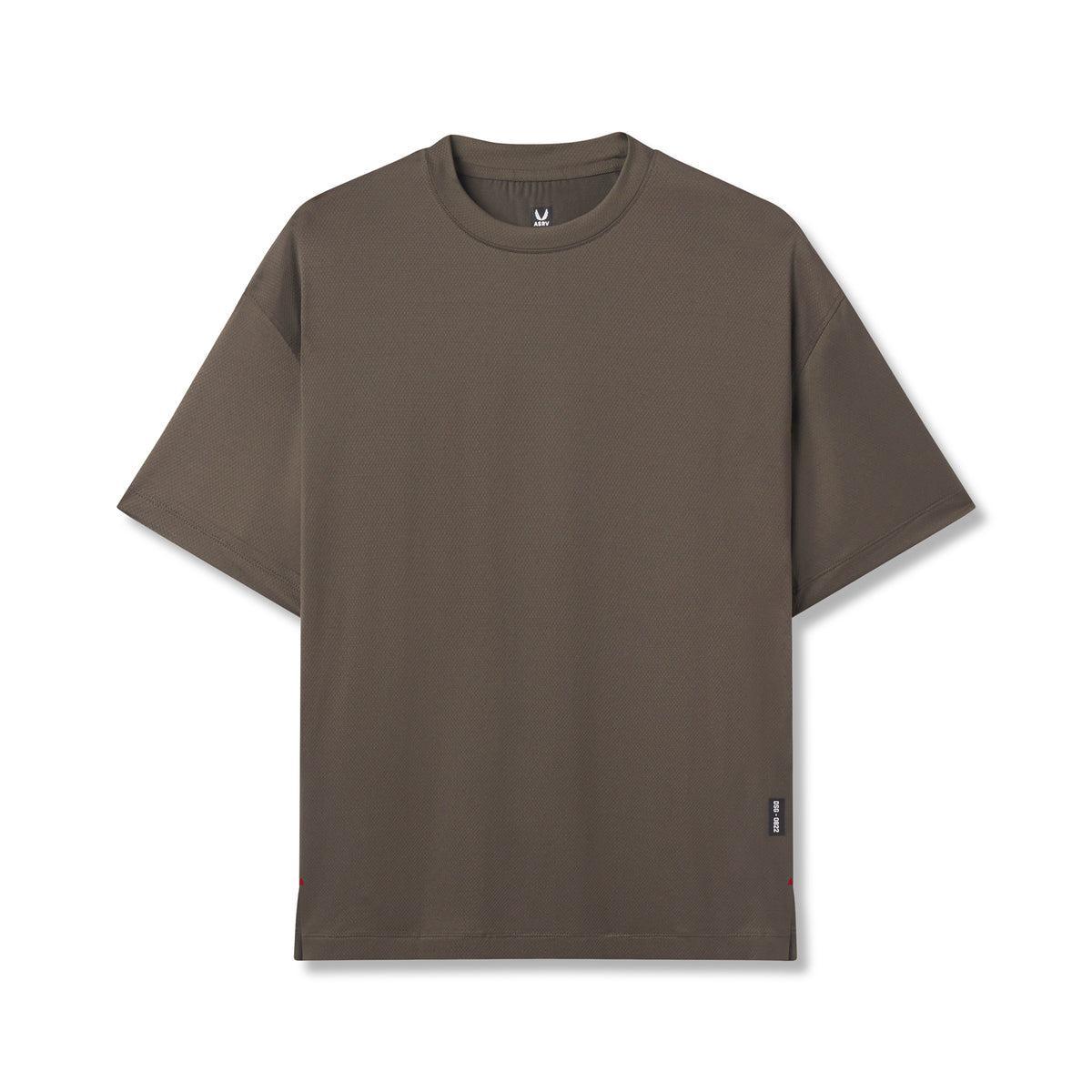 0822. AeroSilver® Oversized Tee - Black "RP" Product Image