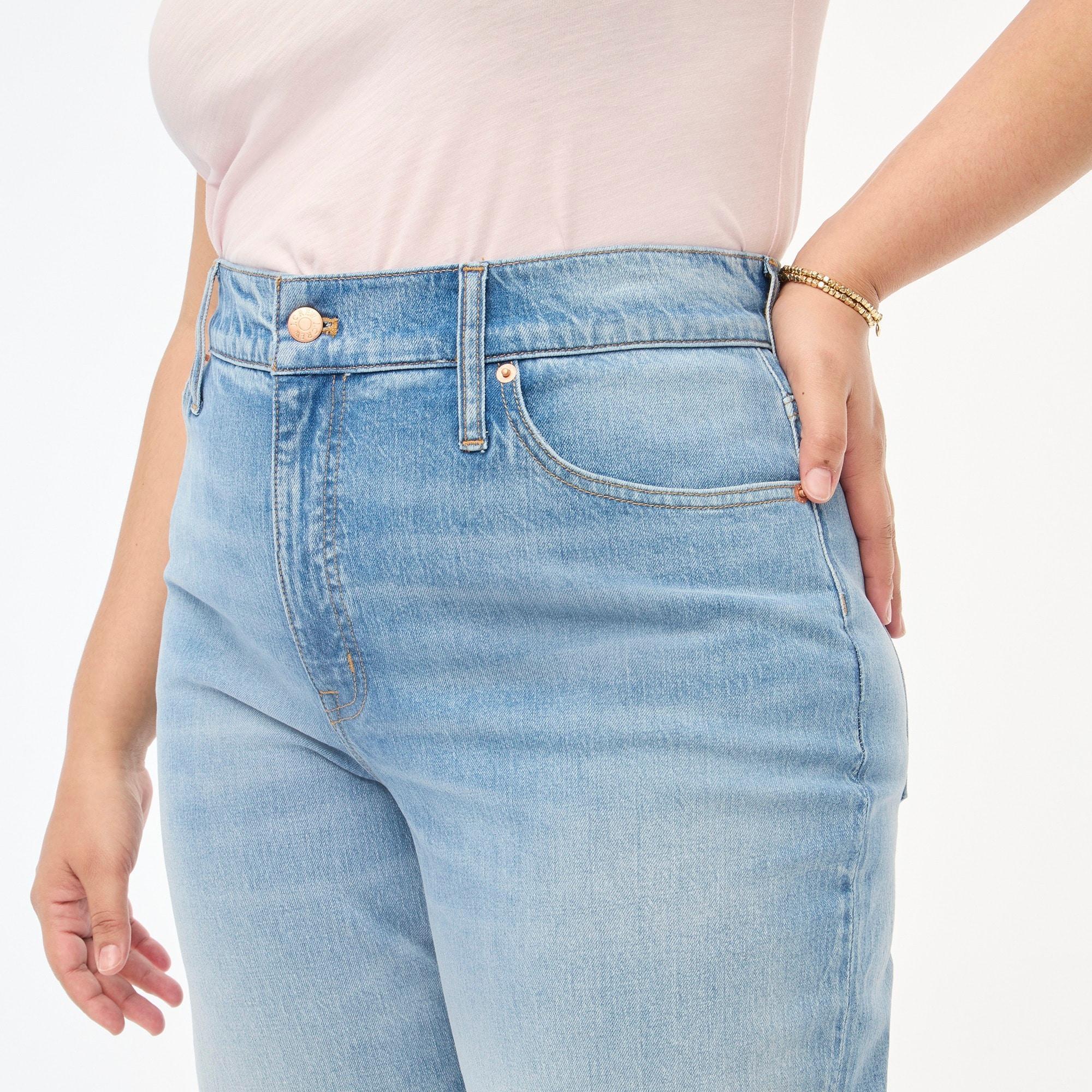 Wide-leg crop jean in all-day stretch Product Image
