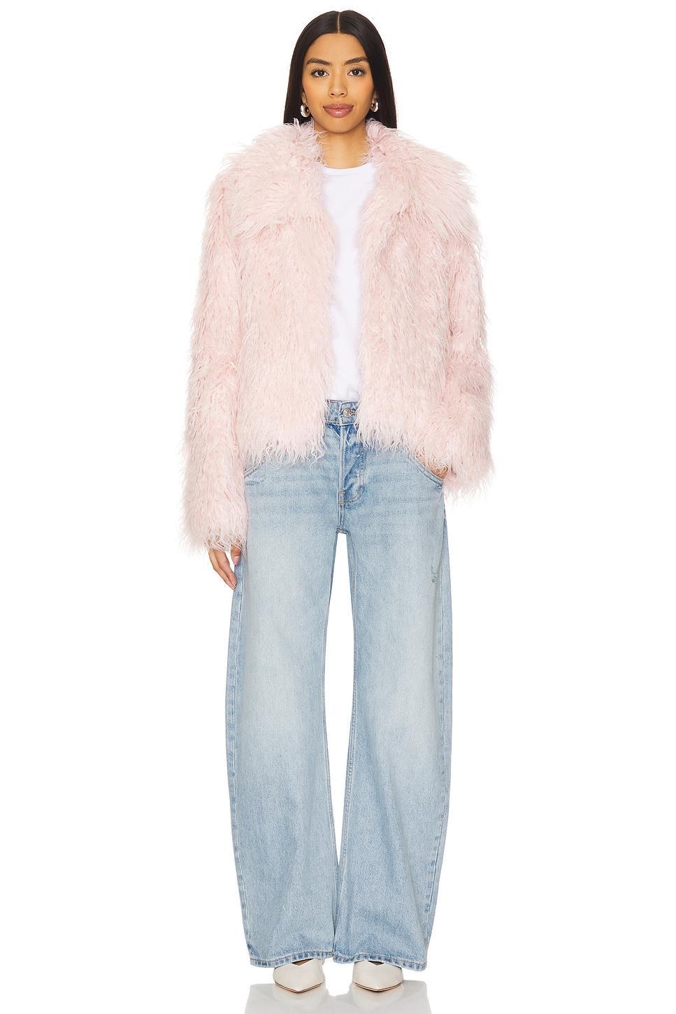 Faux Fur Saint Tropez Coat Unreal Fur Product Image