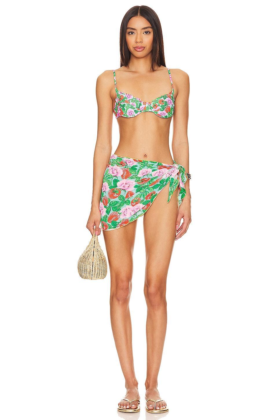 Strawberry Fields Wavy Luxe Bikini Top Luli Fama Product Image