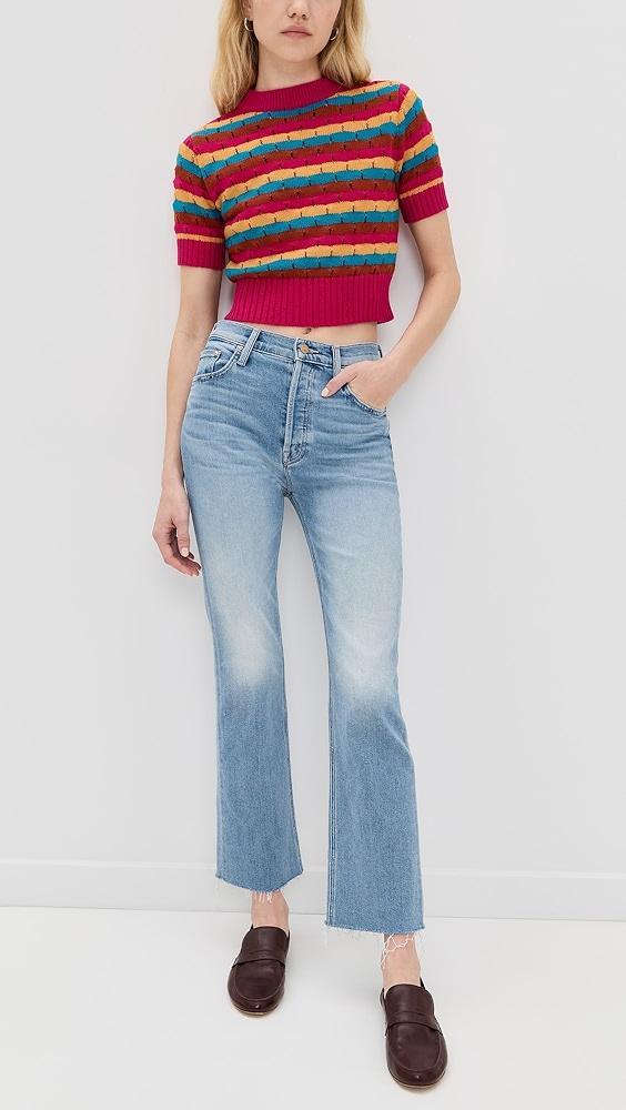 MOTHER The Tripper Flood Fray Jeans | Shopbop Product Image
