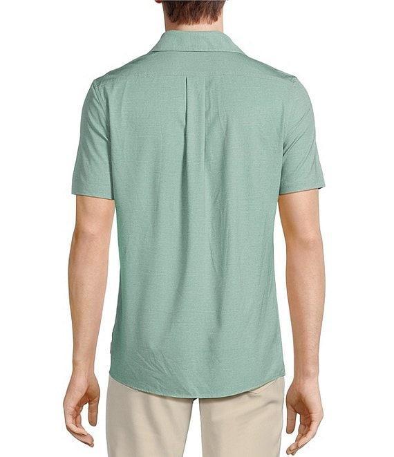 Rowm Performance Rec + Relax Short Sleeve Solid Textured Shirt Product Image