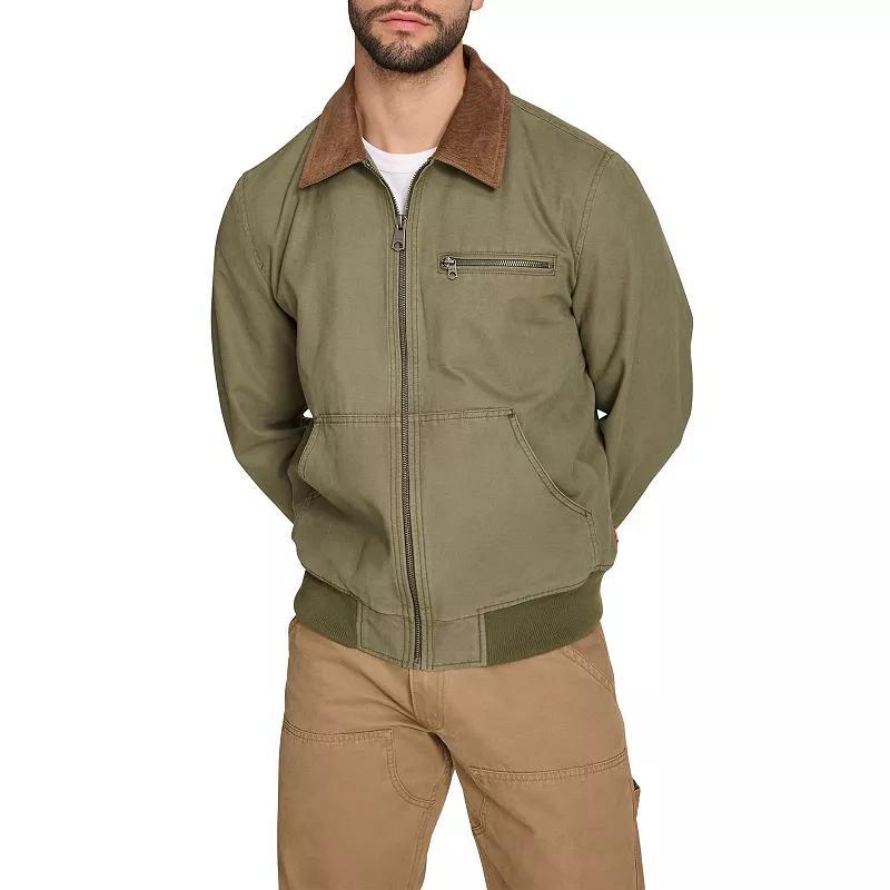 Men's Levi's® Denim Bomber with Laydown Collar, Size: Small, Purple Leaf Product Image