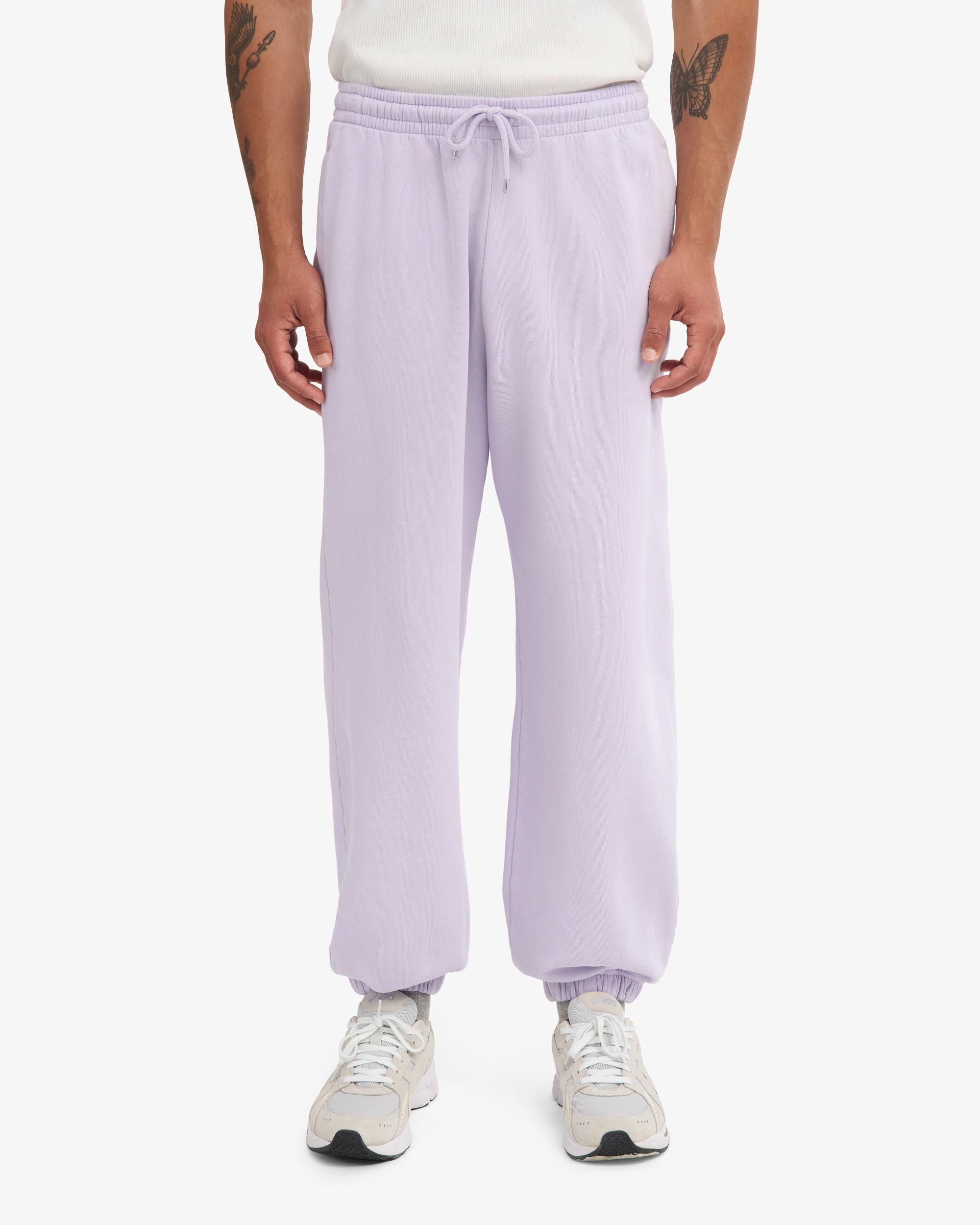 Organic Relaxed Sweatpants - Soft Lavender Product Image