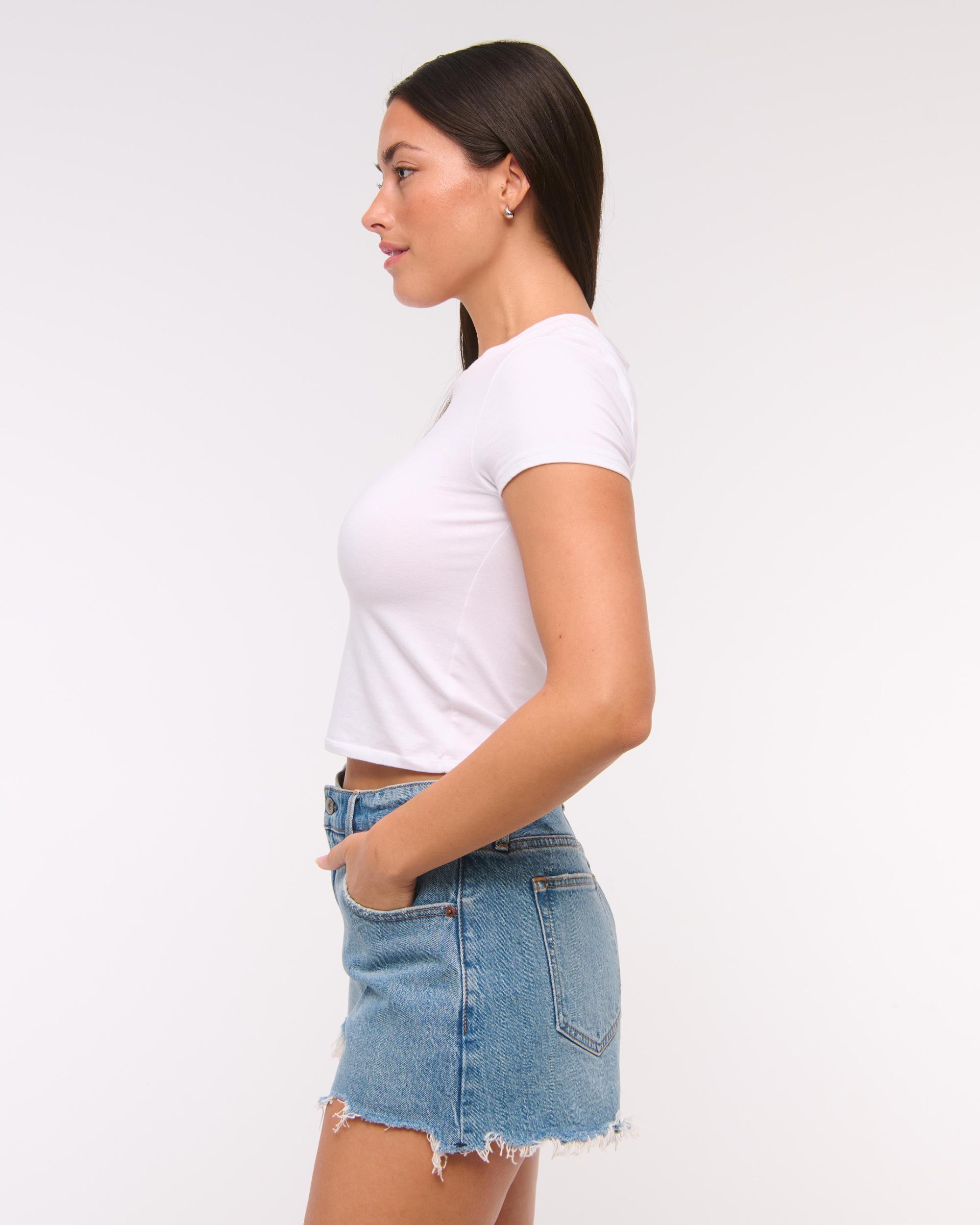 Curve Love High Rise 90s Cutoff Short Product Image