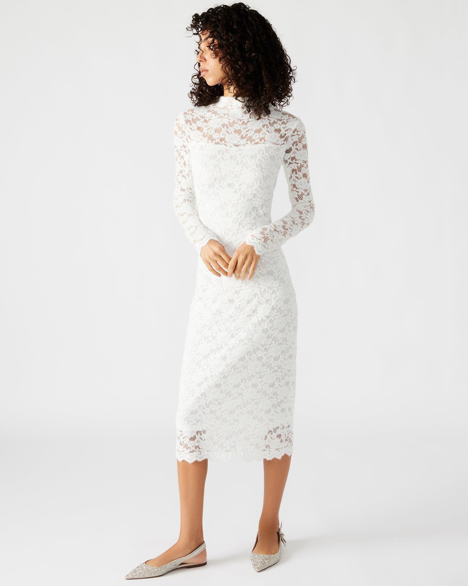 VIVIENNNE LACE DRESS IVORY Female Product Image