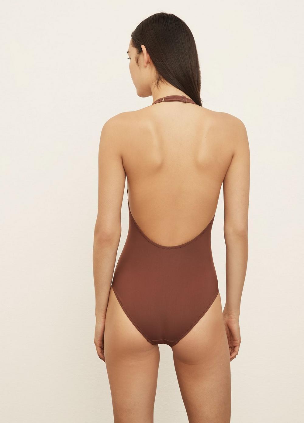Womens Nu Swim Meadow Suit, Cocoa, Size XL Vince Product Image