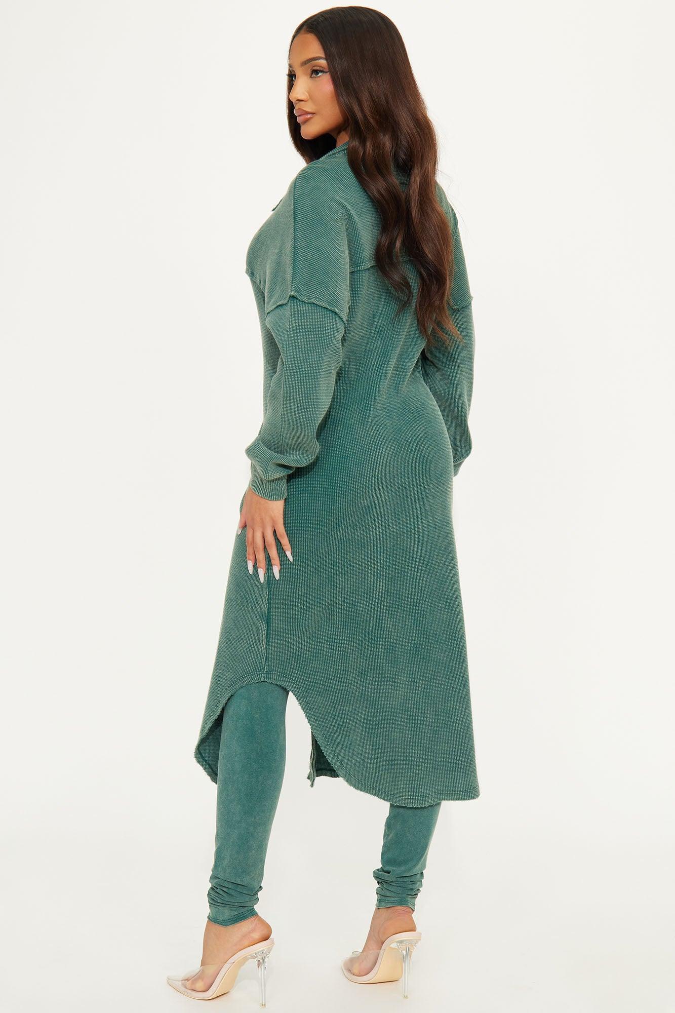 Cece Washed Legging Set - Olive Product Image