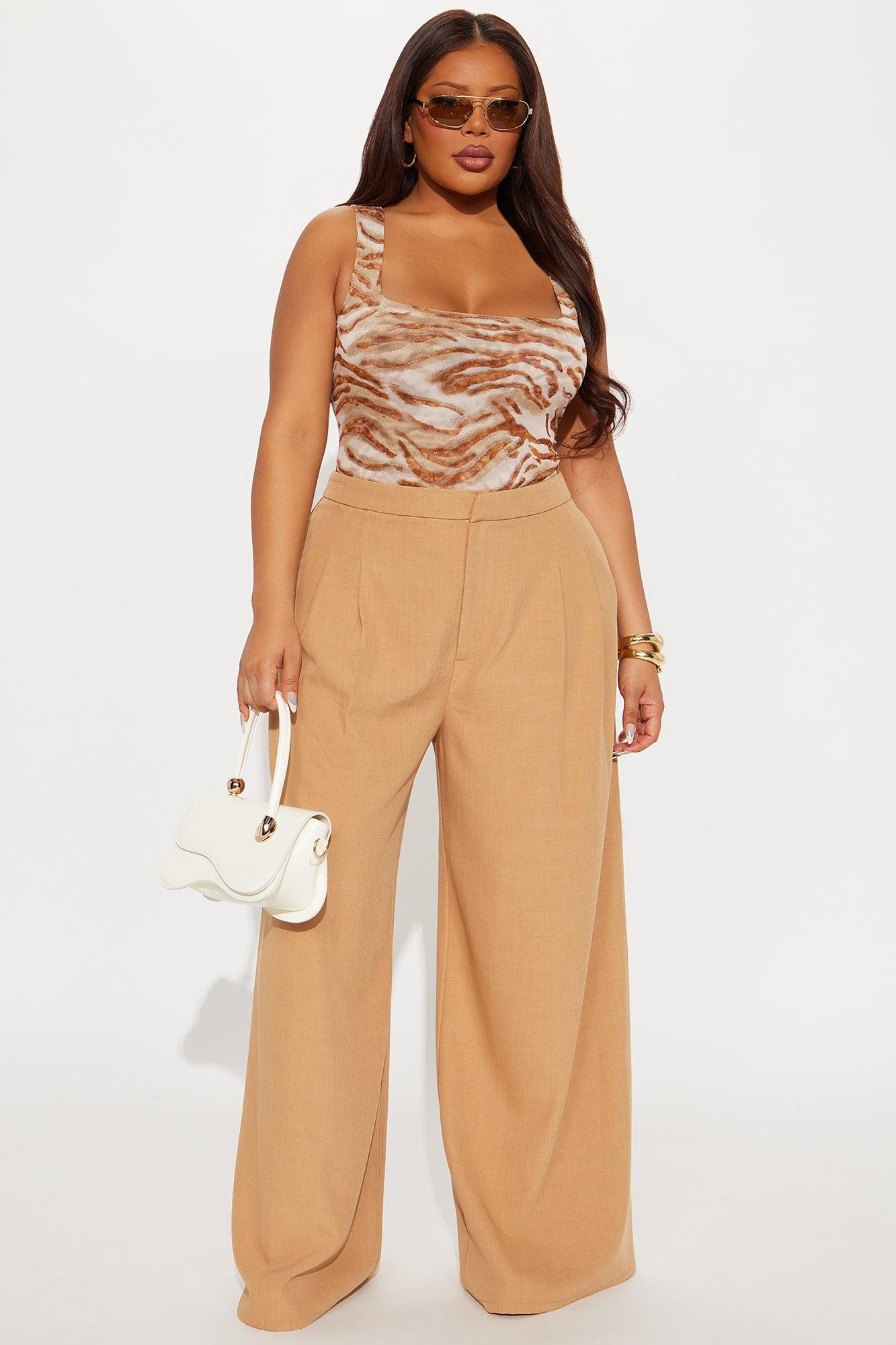 Eye Of The Tiger Mesh Bodysuit - Brown/combo Product Image