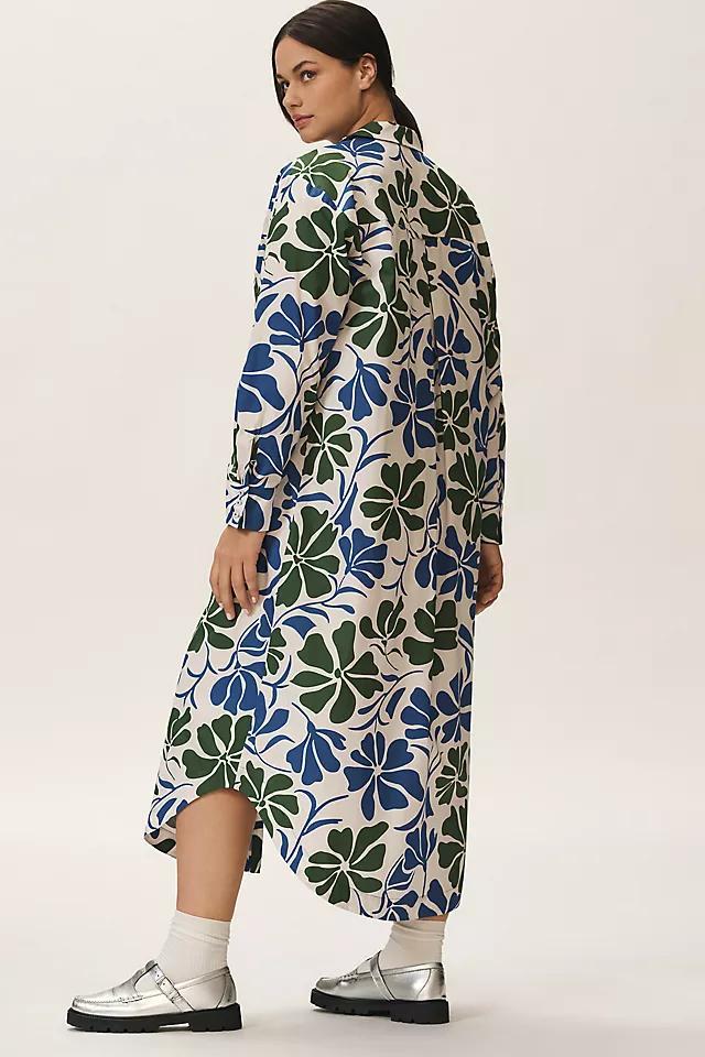 The Soren Long-Sleeve Shirt Dress by Maeve Product Image