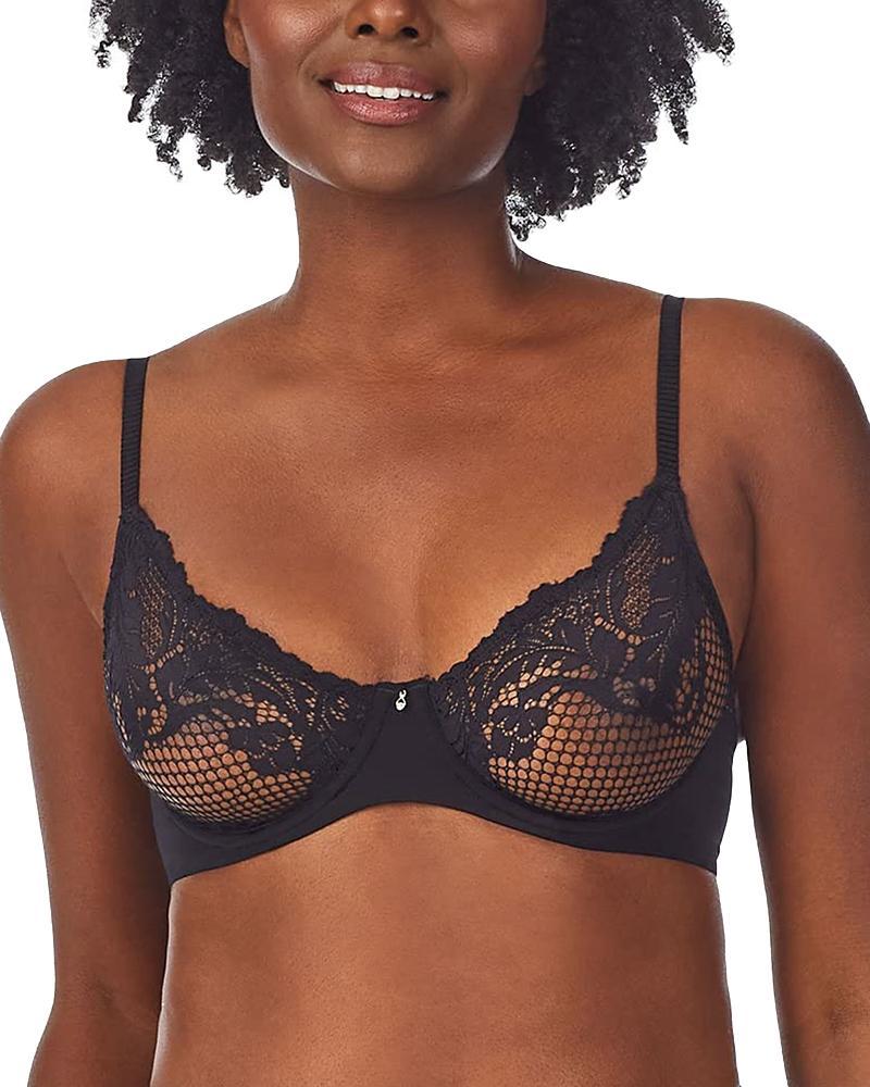 Le Mystere Lace Allure Unlined Scoop Neck Adjustable Bra Product Image