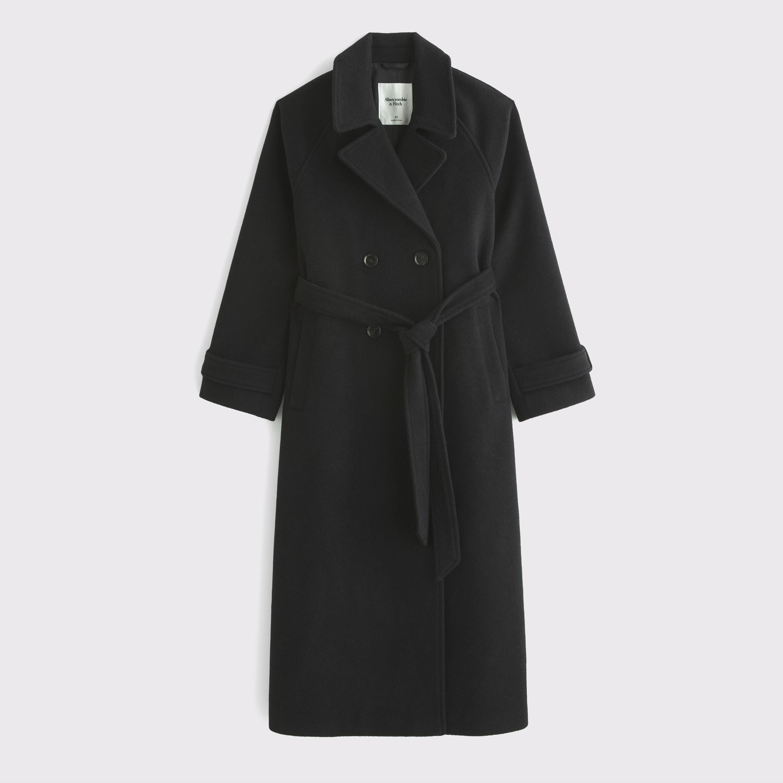 Wool-Blend Trench Coat Product Image