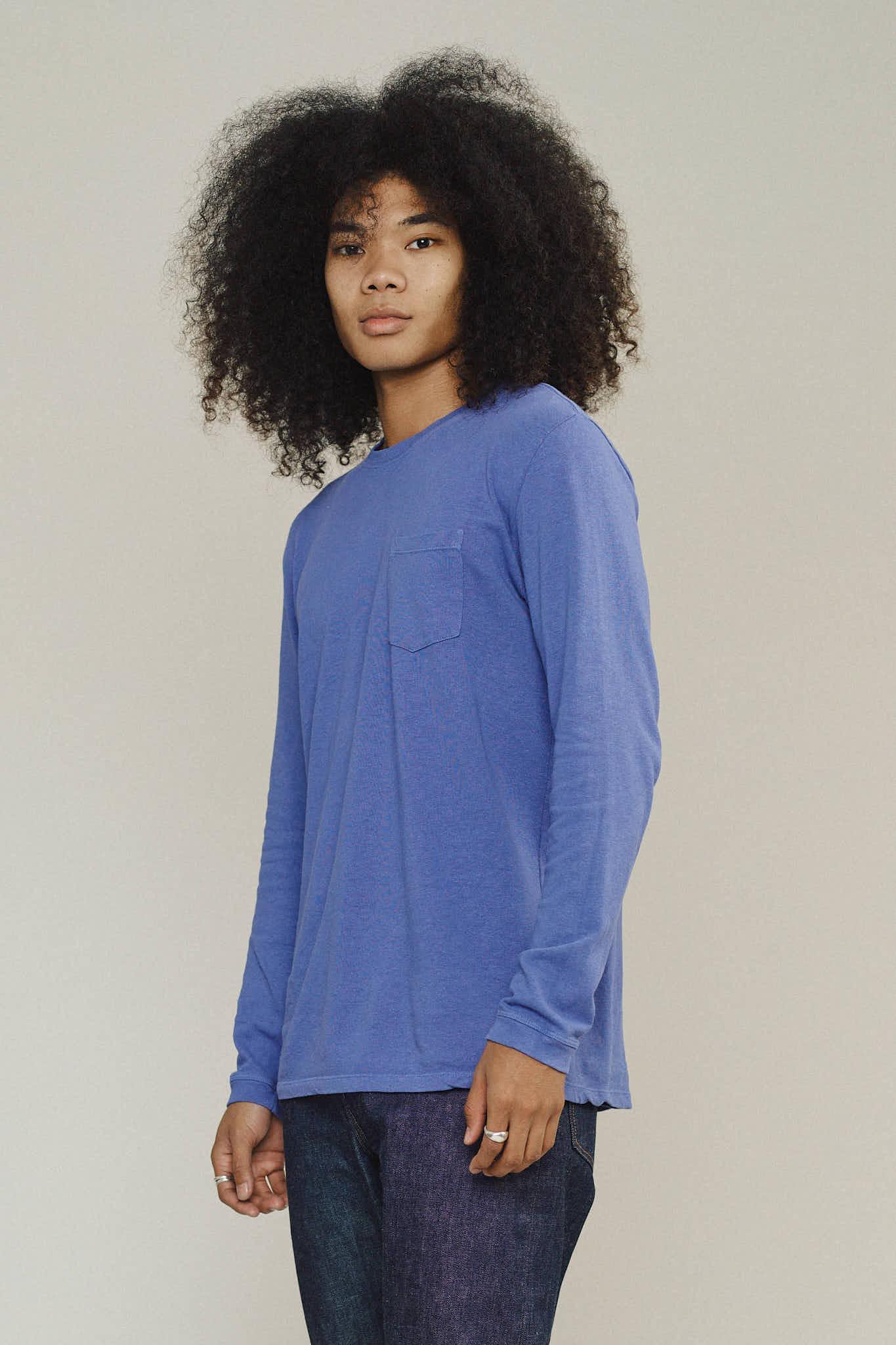 Baja Long Sleeve Pocket Tee Male Product Image