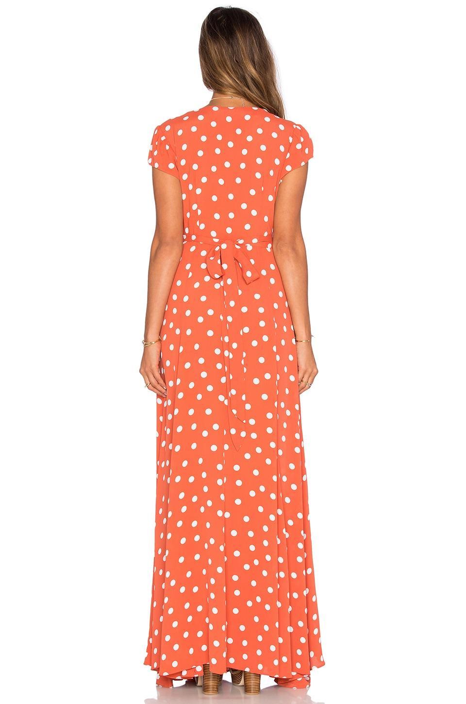 Sid Wrap Dress Tularosa Product Image