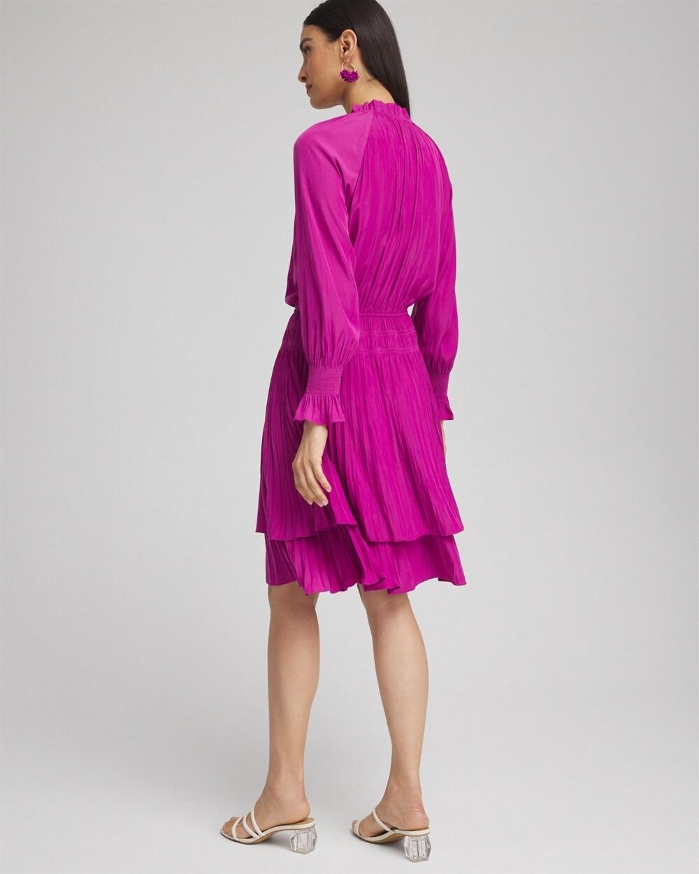 Drop Waist Pleated Tier Dress Product Image