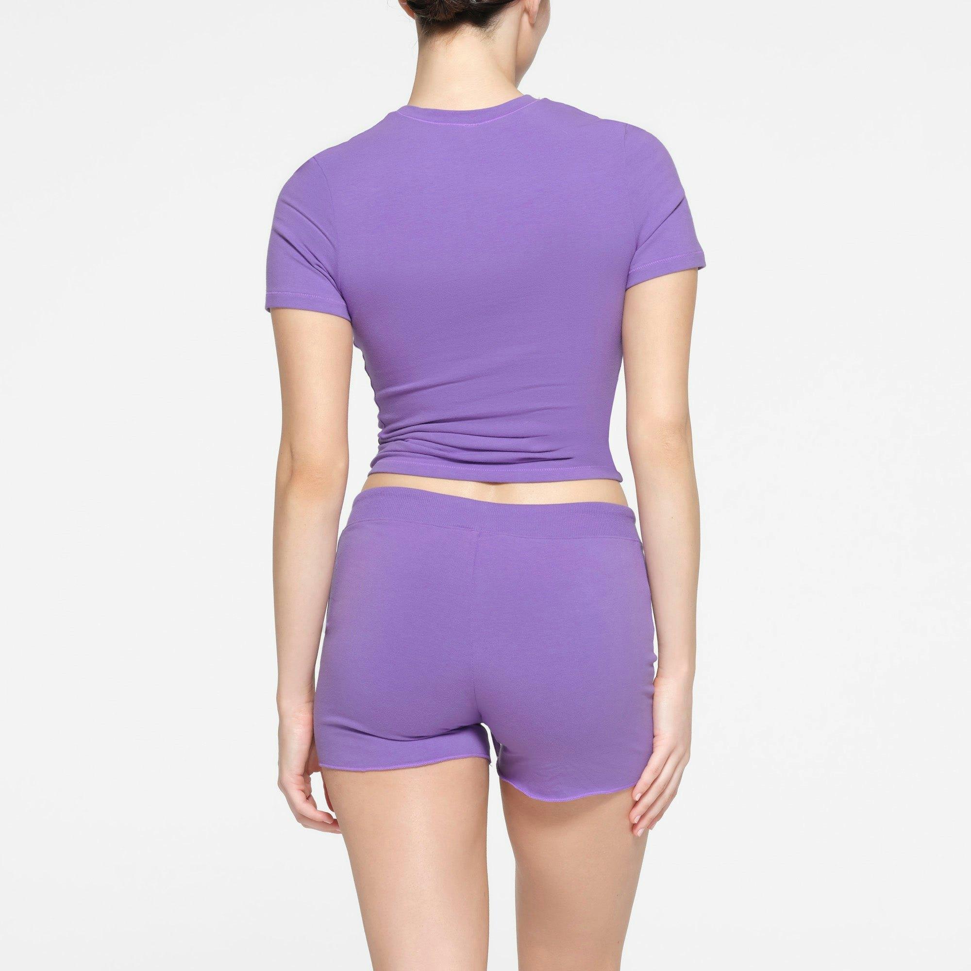 COTTON JERSEY SHORT | ULTRA VIOLET Product Image