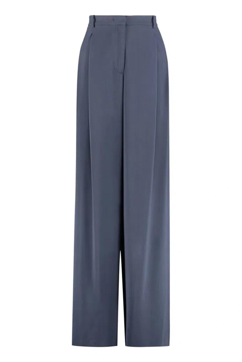 FABIANA FILIPPI High Waist Wide In Blue Product Image