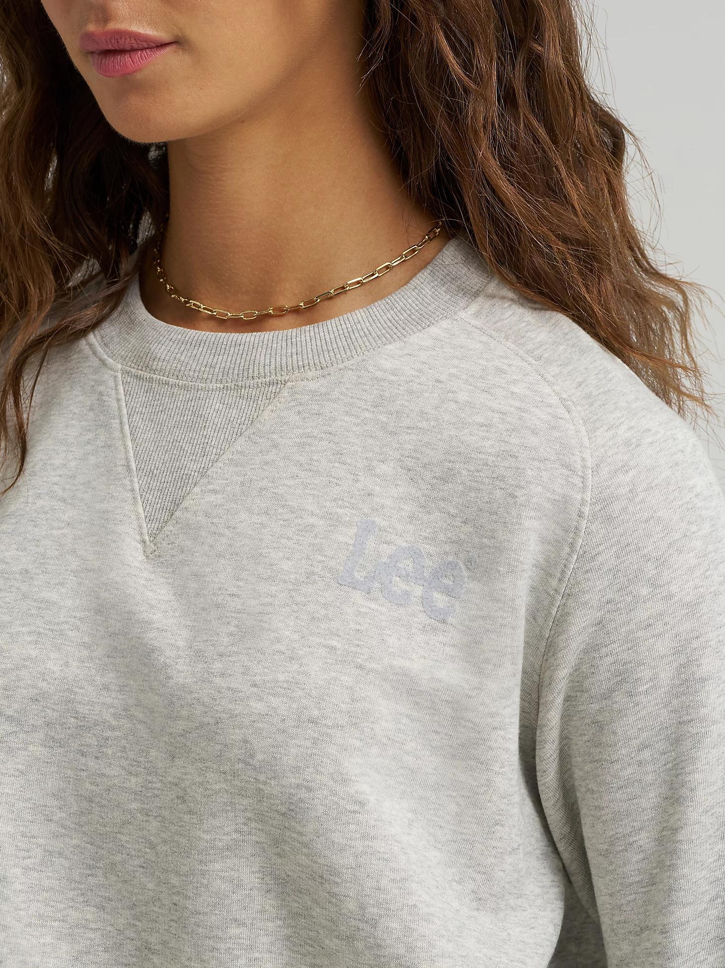 Women's Crew Neck Logo Sweatshirt | Women's Tops & Tees | Lee® Product Image