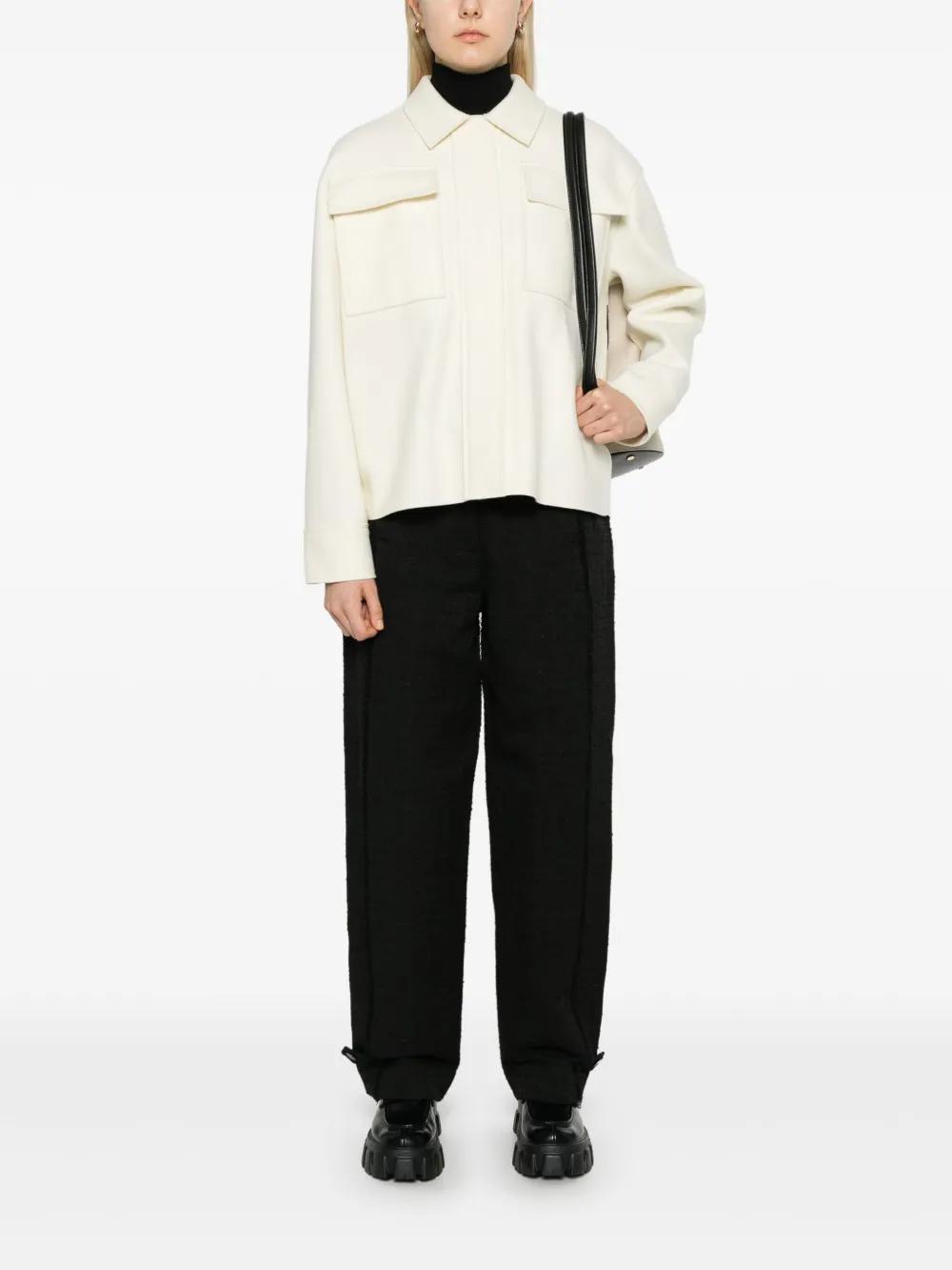 JIL SANDER Long-sleeve Jacket In White Product Image
