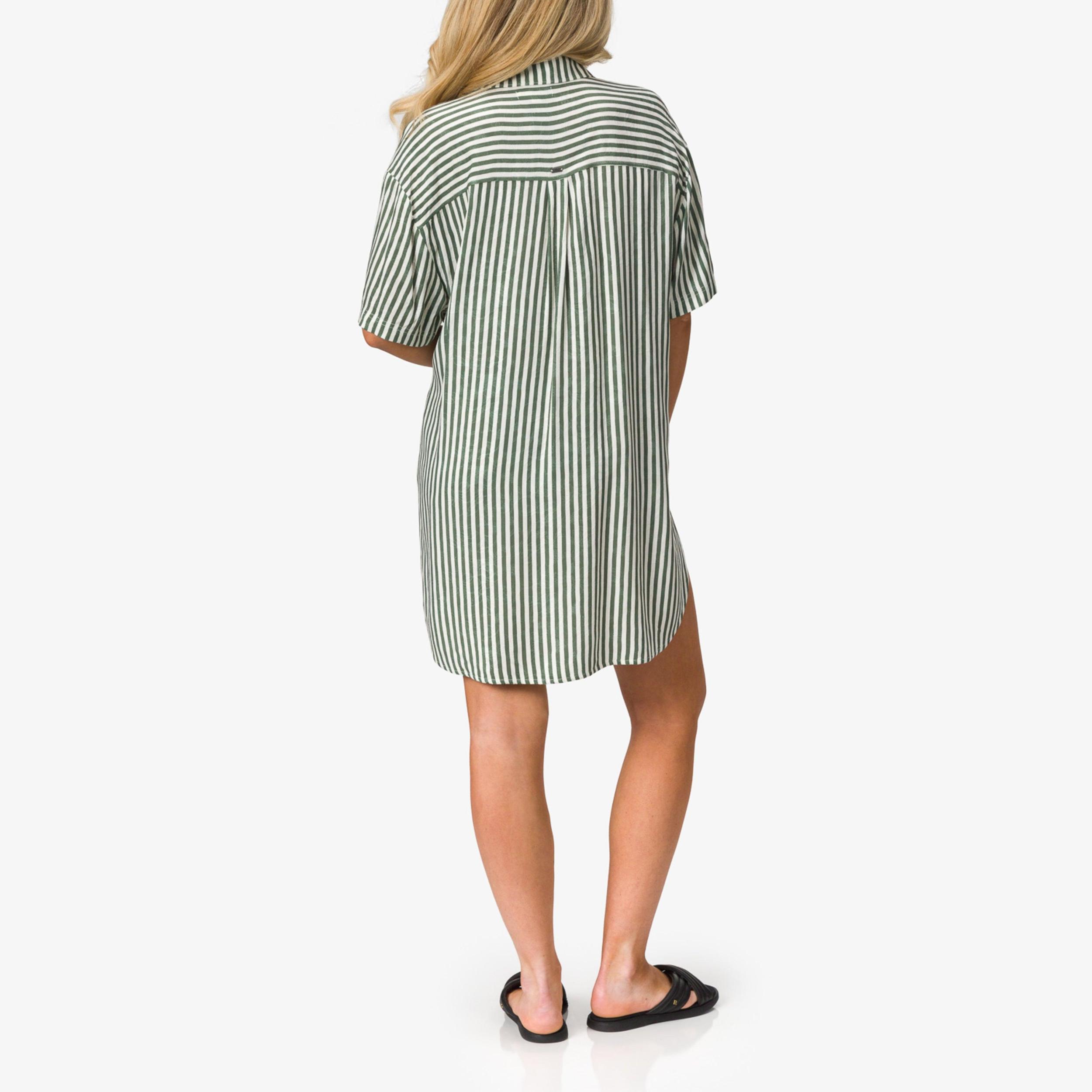 Ollie Stripe Shirt Dress Female Product Image