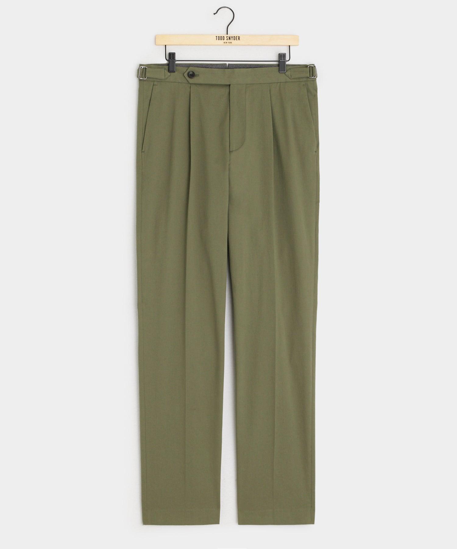 Italian Cotton Side Tab Trouser Product Image