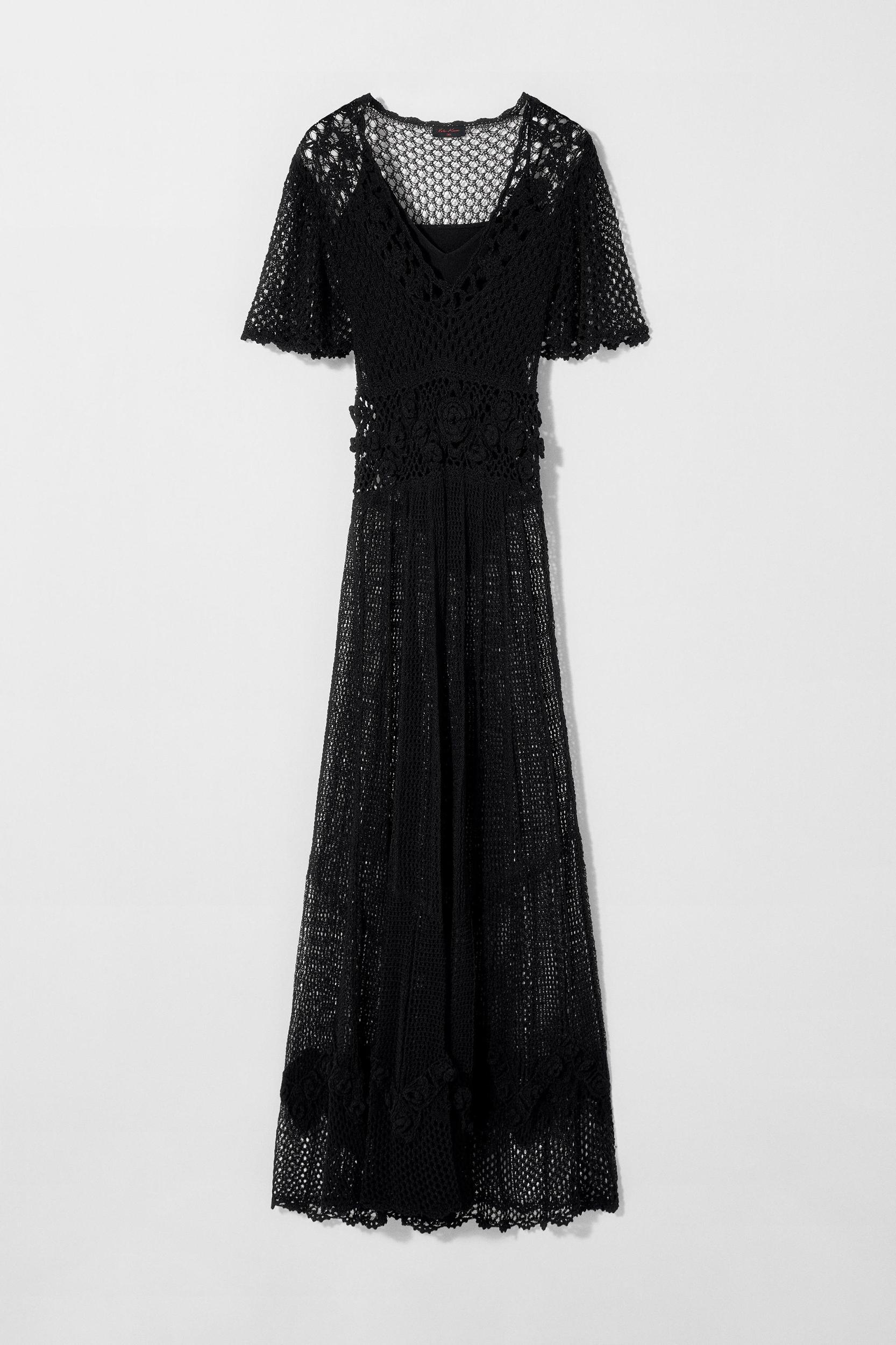 CROCHET KNIT DRESS KATE MOSS X ZARA Product Image