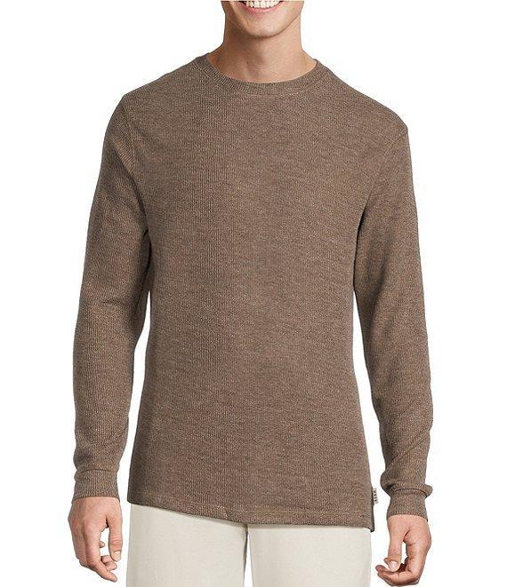 Rowm Long Sleeve Solid Ribbed Crew Shirt Product Image