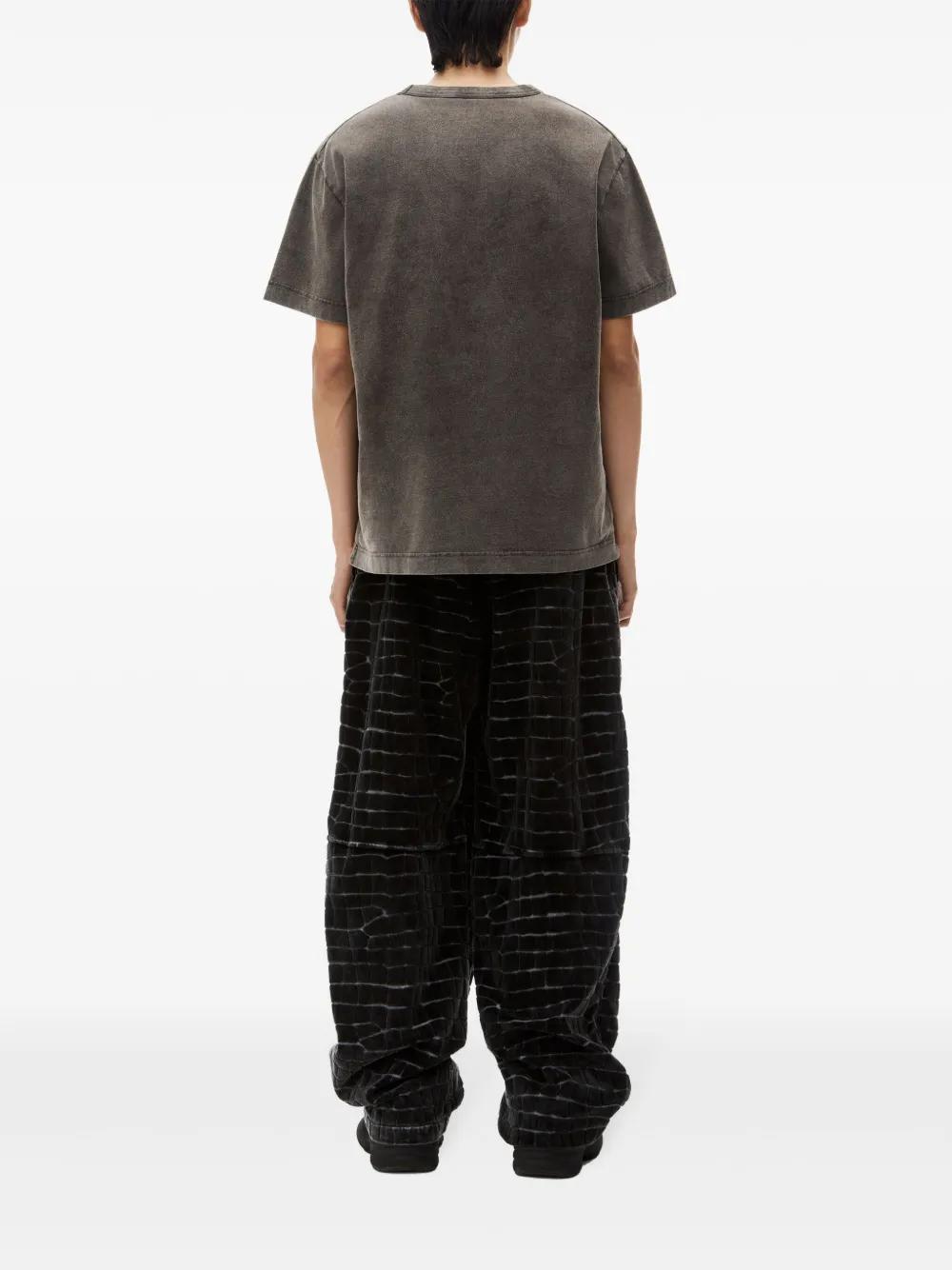 skyline-print cotton T-shirt Product Image