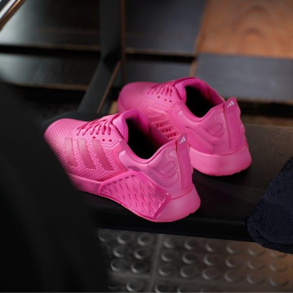 adidas Dropset 3 strength training shoes Lucid Pink 5 Womens Product Image