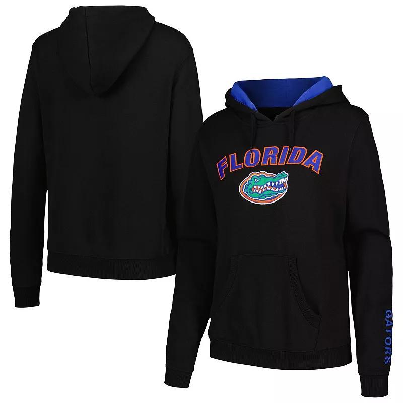Women's Colosseum Black Florida Gators Arch & Logo Pullover Hoodie, Size: XL Product Image