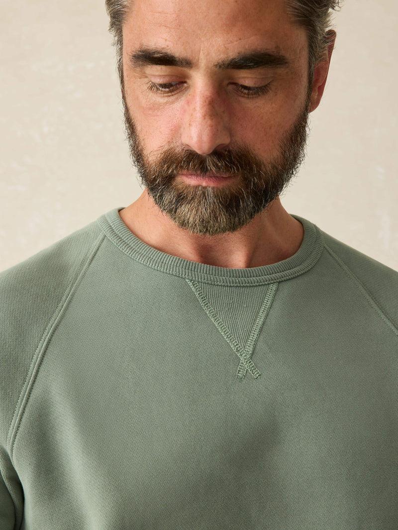 High Standard Fleece Crewneck - Spruce Product Image
