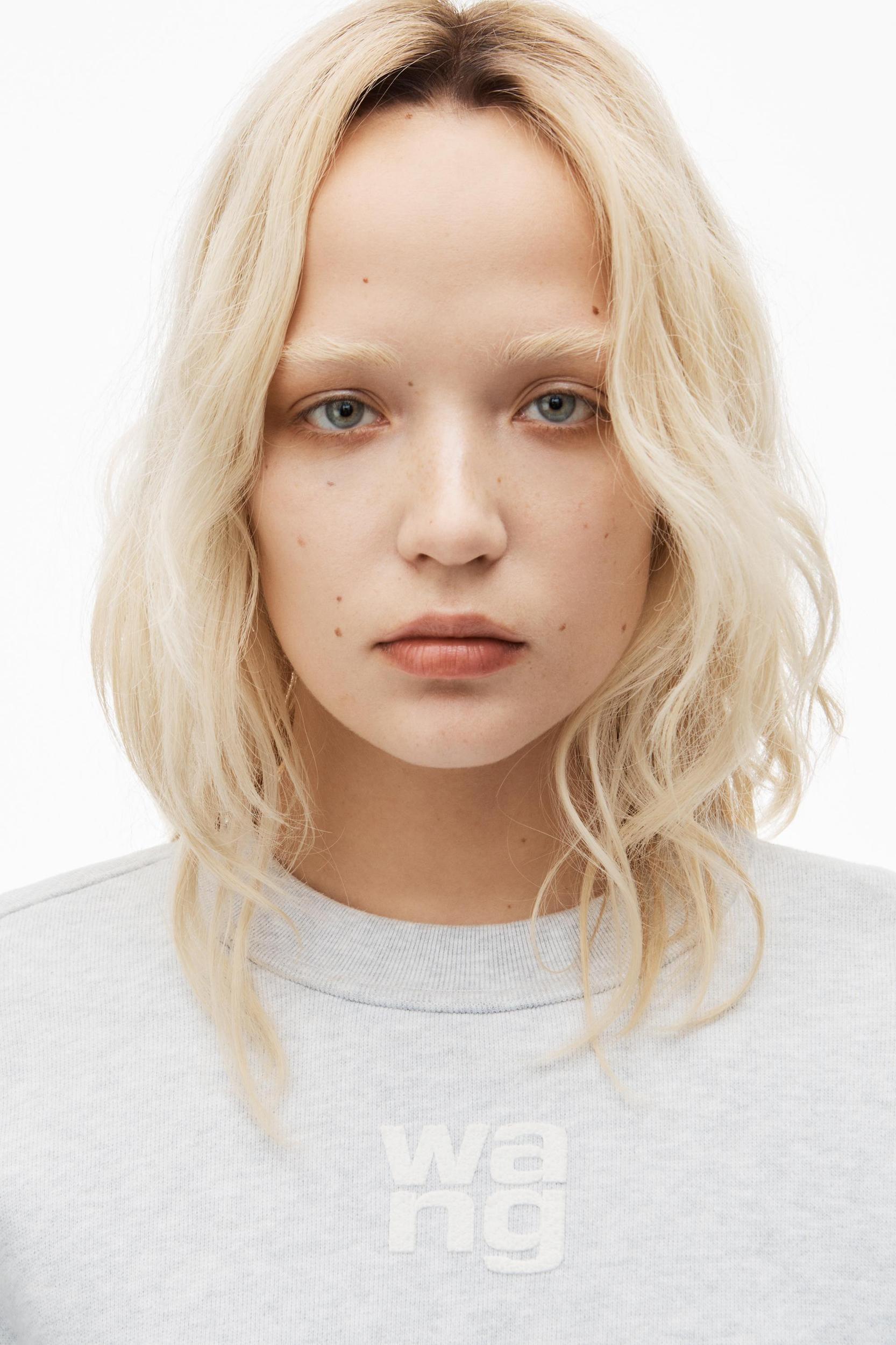 Puff Logo Sweatshirt In Structured Terry Product Image