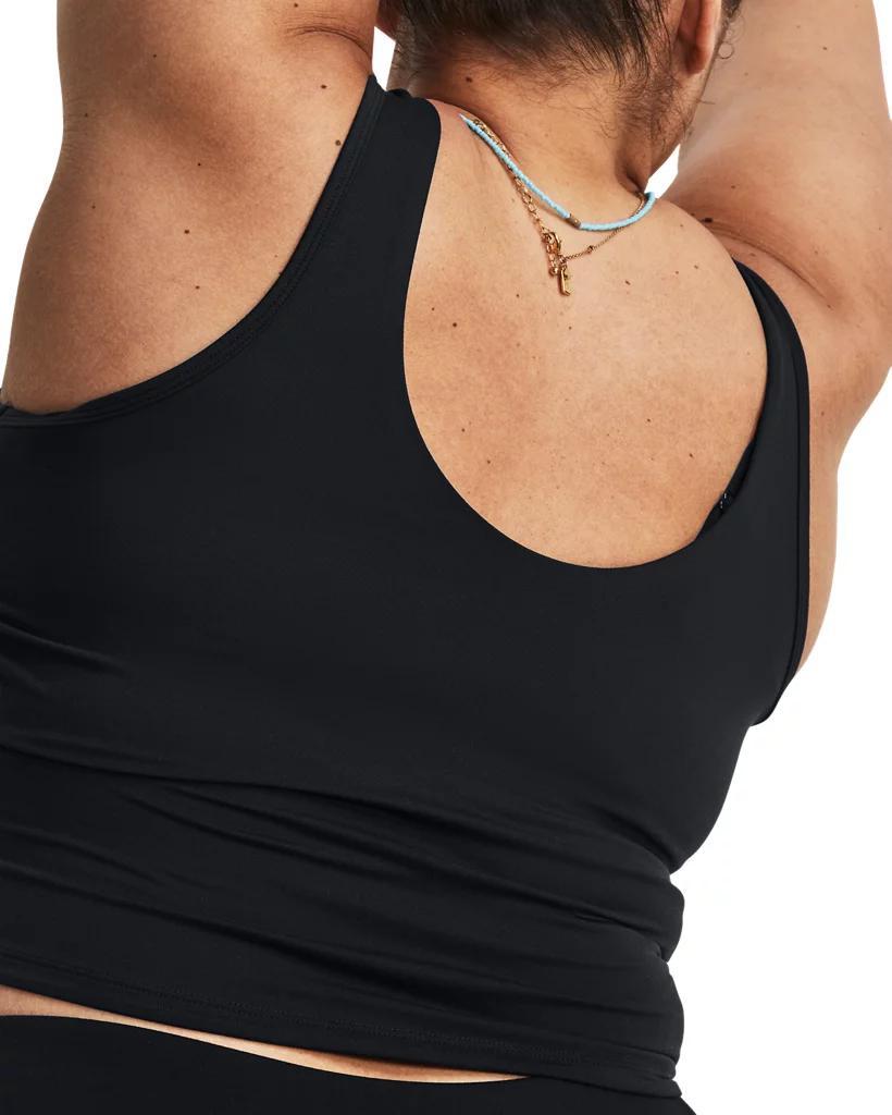 Women's Under Armour Motion Tank Top, Size: XL, White Halo Gray Product Image
