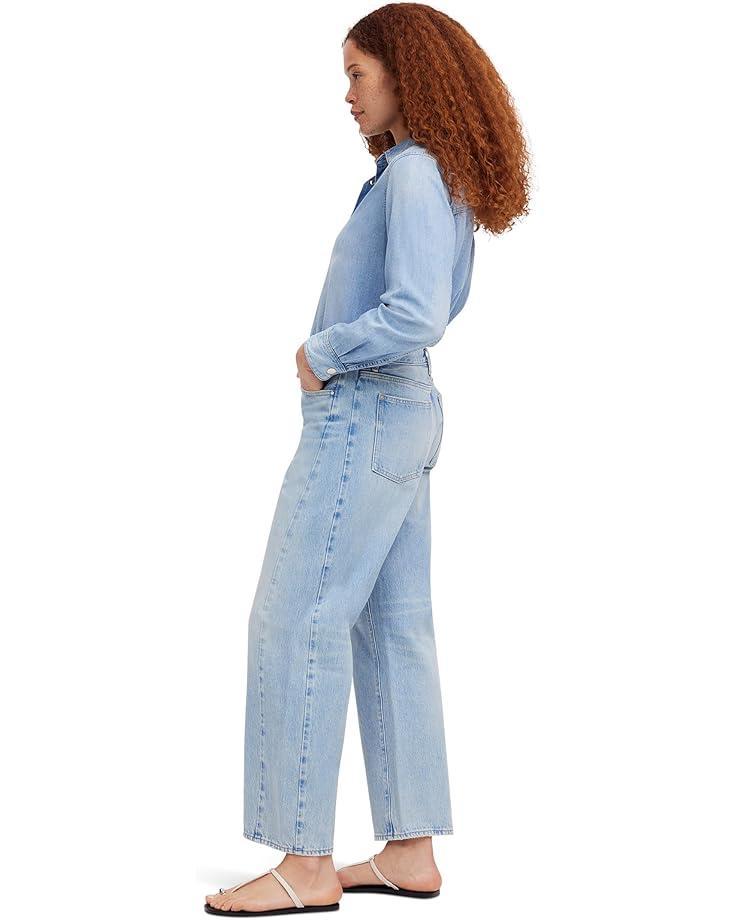 Women's Madewell The Darted Barrel-leg Jean In Foster Wash Product Image