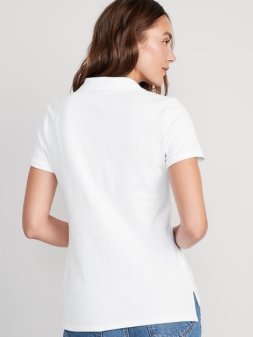 Uniform Pique Polo Shirt for Women Product Image