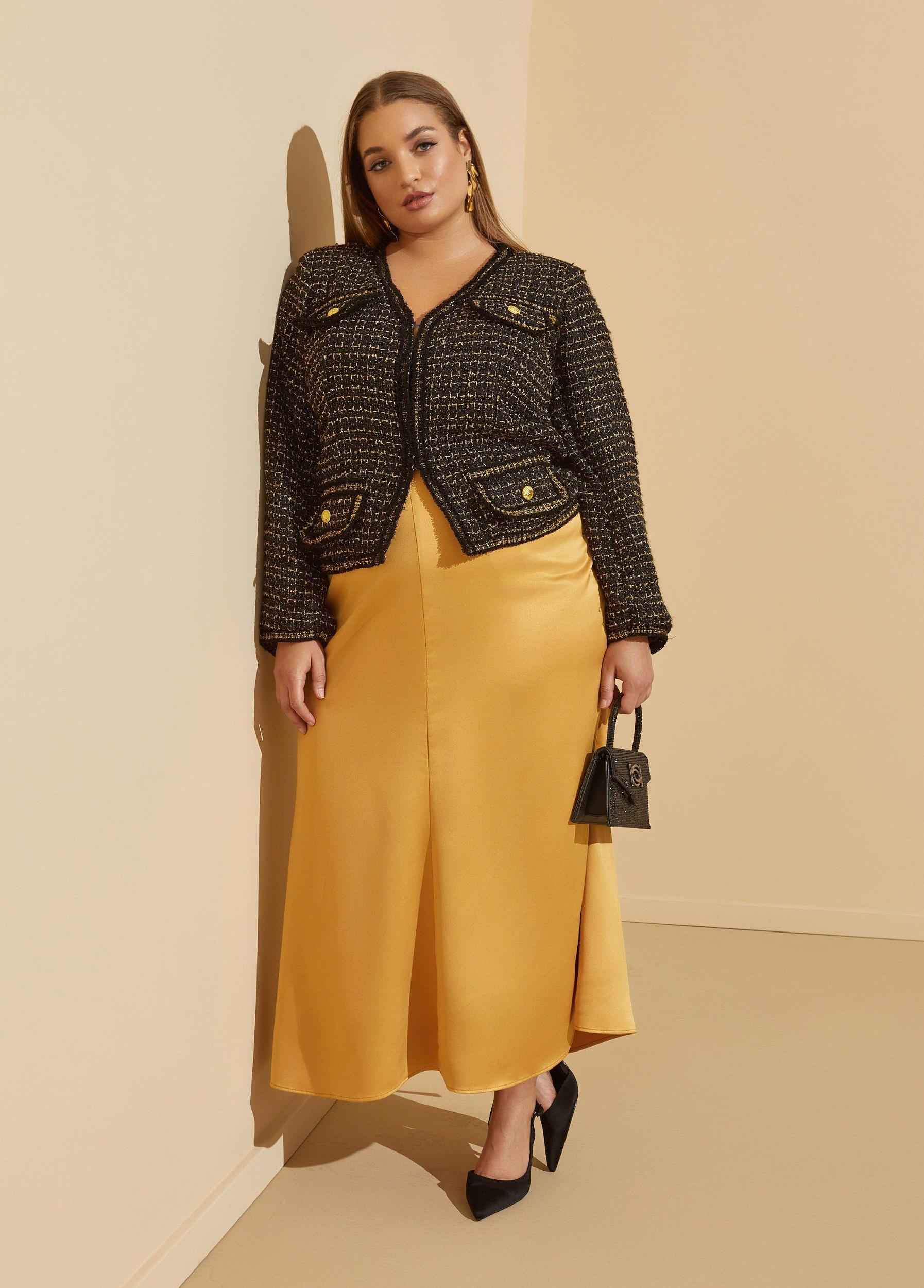 Metallic Boucle Tweed Jacket Product Image