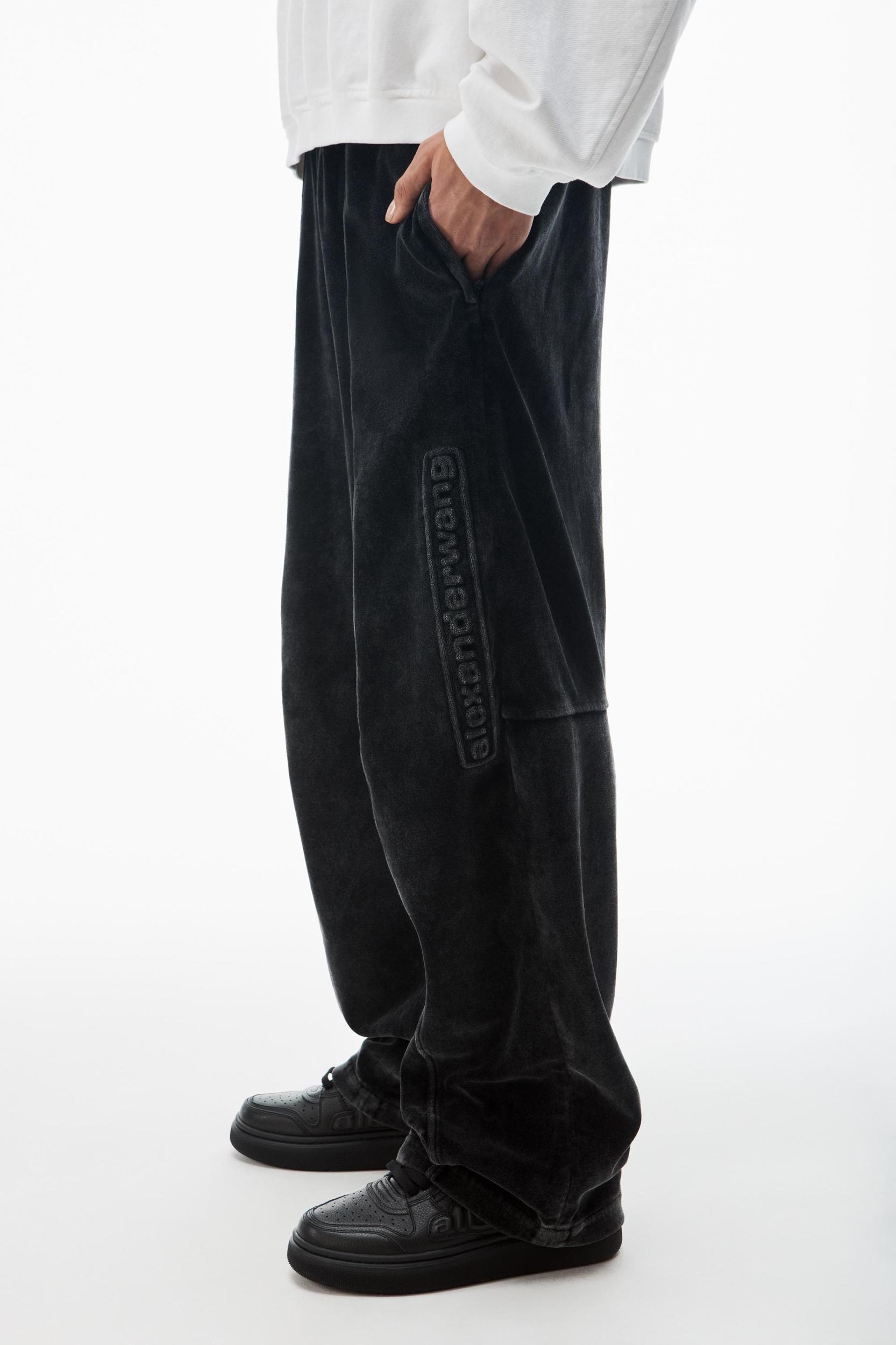 Logo Track Pant In Velour Product Image