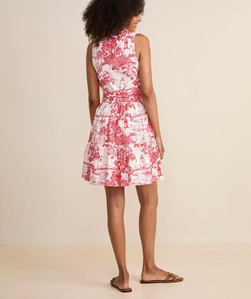Tie-Waist Tiered Dress Product Image
