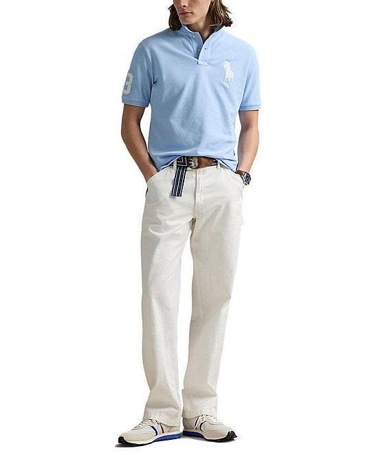 Polo Ralph Lauren Classic Fit Big Signature Pony Mesh Short Sleeve Polo Shirt Product Image