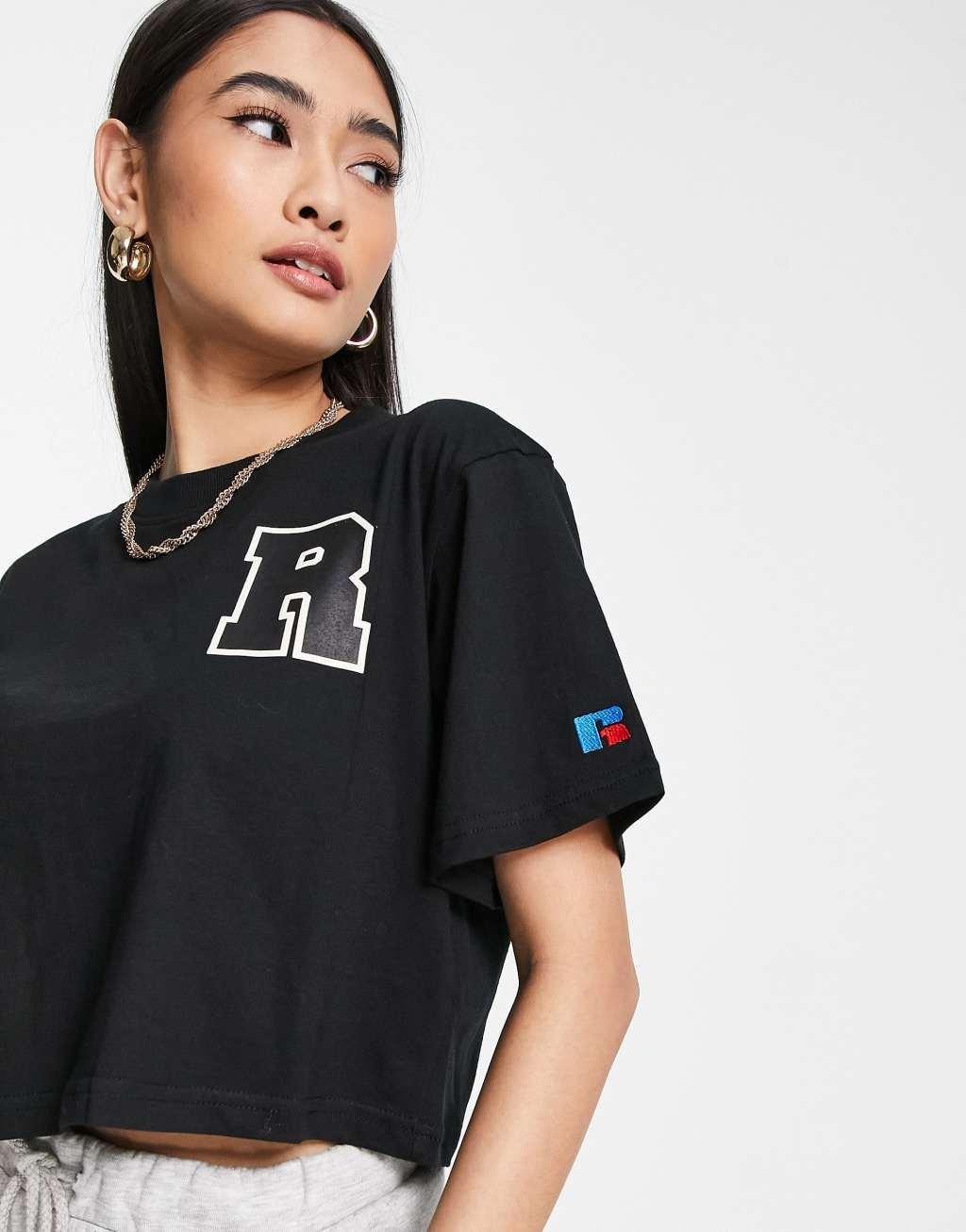 Russell Athletic cropped short sleeve t-shirt Product Image