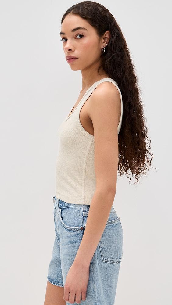 perfectwhitetee Blondie Structured Rib Bra Friendly Tank | Shopbop Product Image