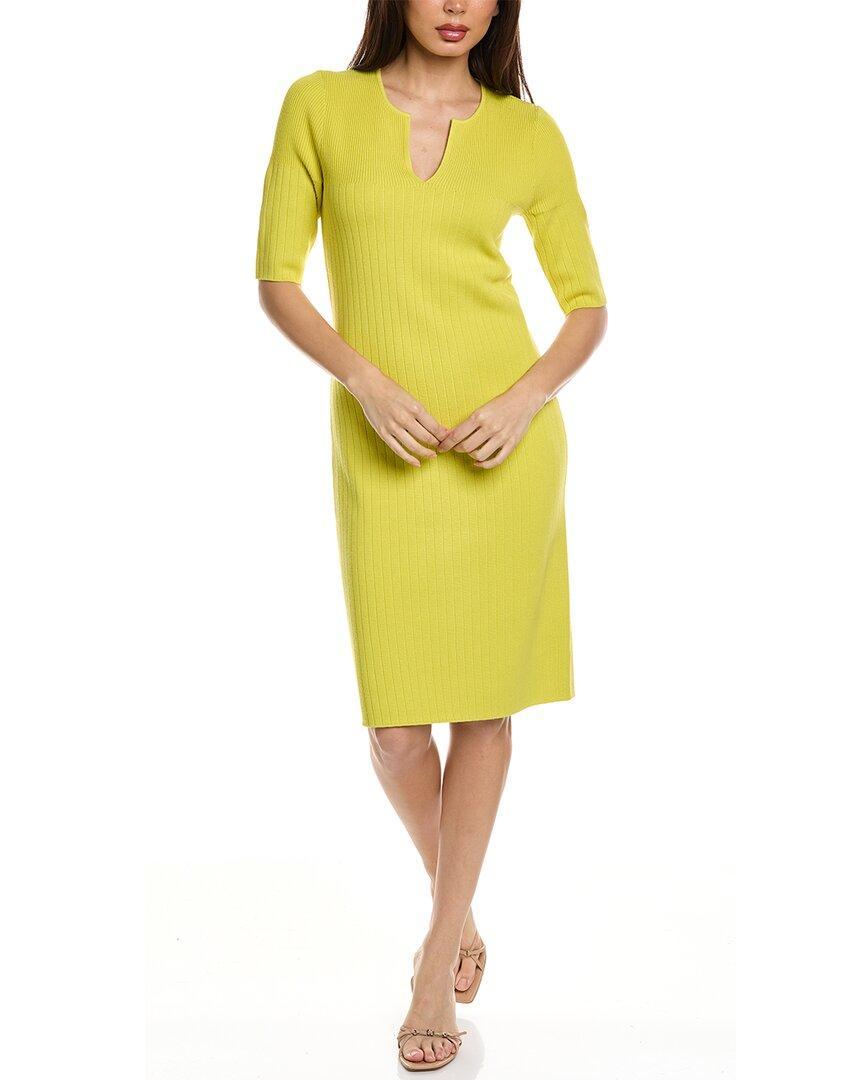 ST JOHN St. John Engineered Sheath Dress In Yellow Product Image