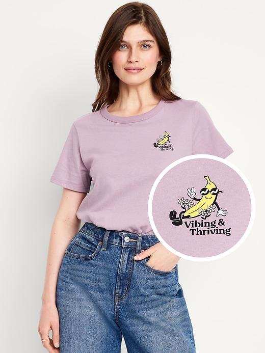 EveryWear Graphic Ringer T-Shirt Product Image