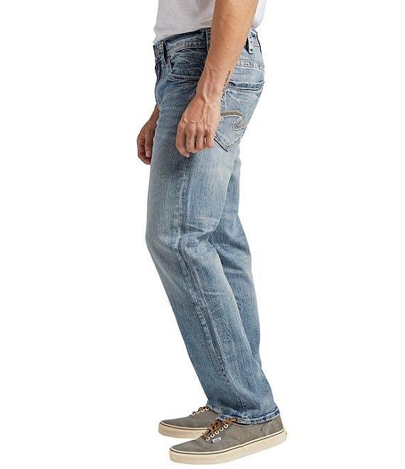 Silver Jeans Co. Eddie Athletic Fit Tapered Legs Jeans Product Image