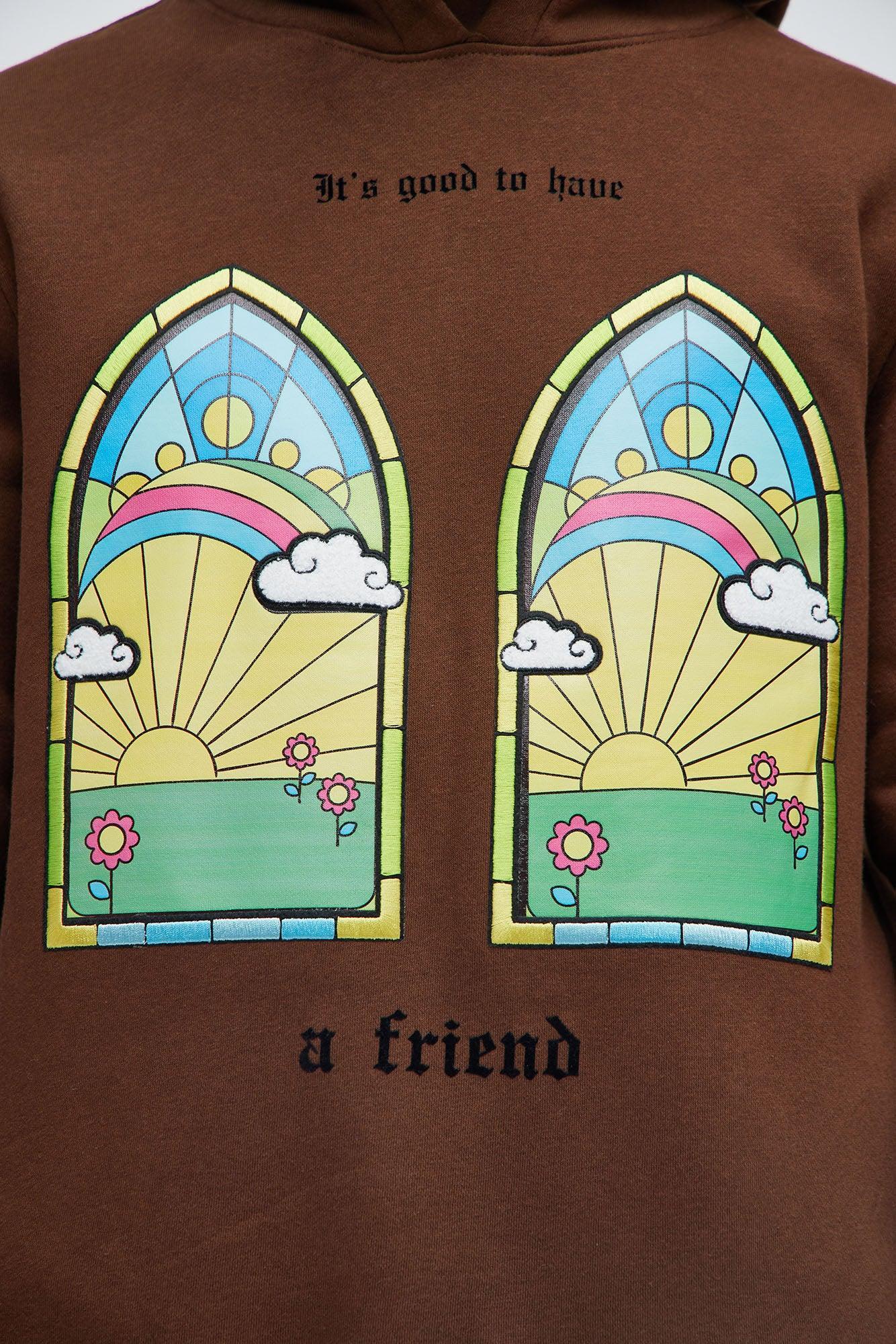Snoop A Friend Hoodie - Brown Product Image