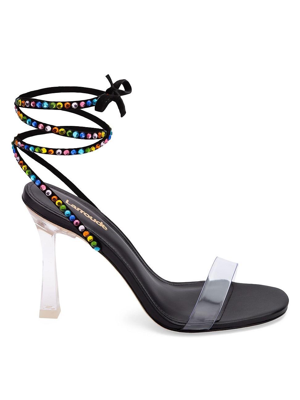 Womens Disco Gloria Embellished Wrap Sandals Product Image
