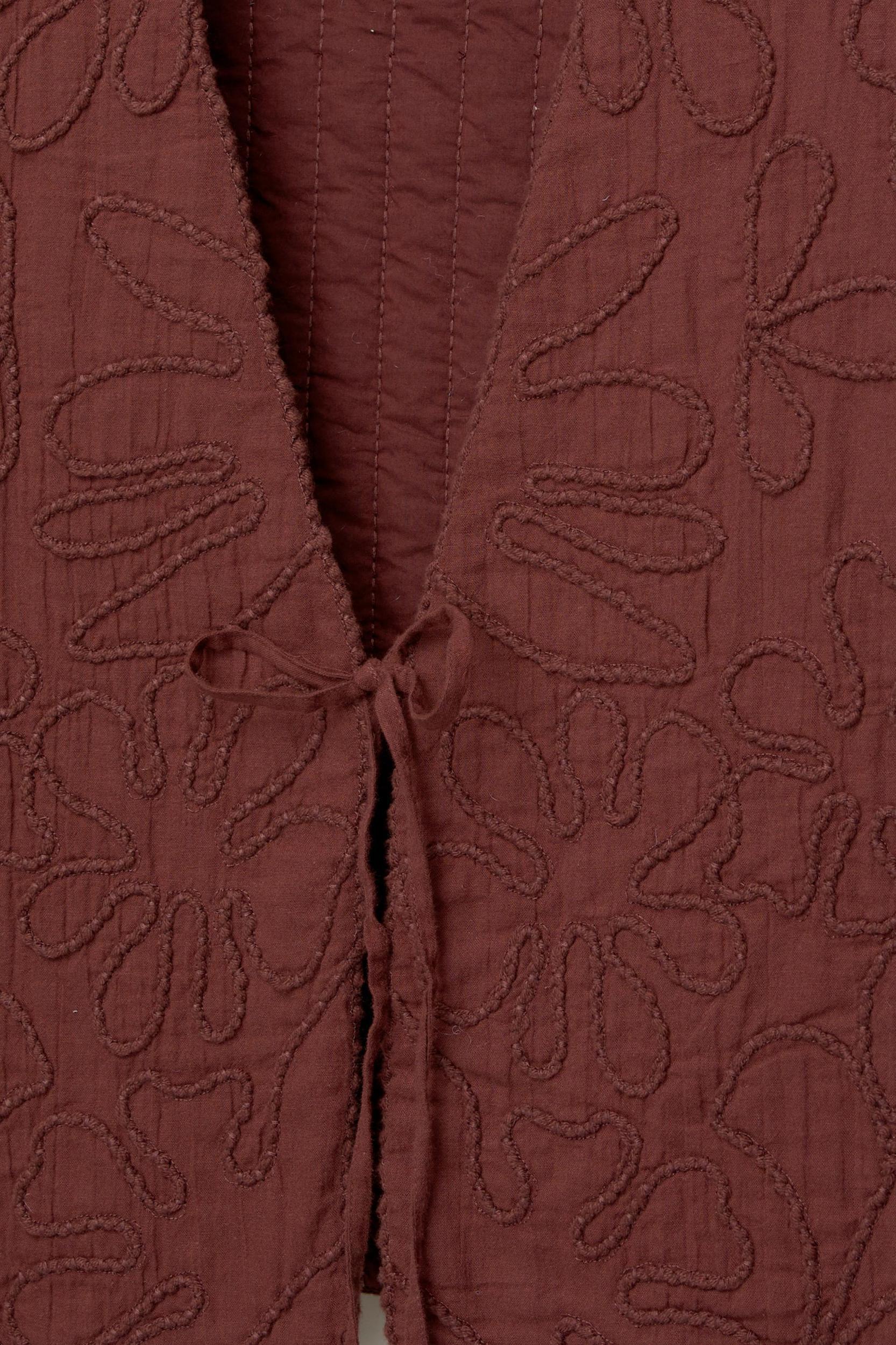 Floral puffer vest Product Image