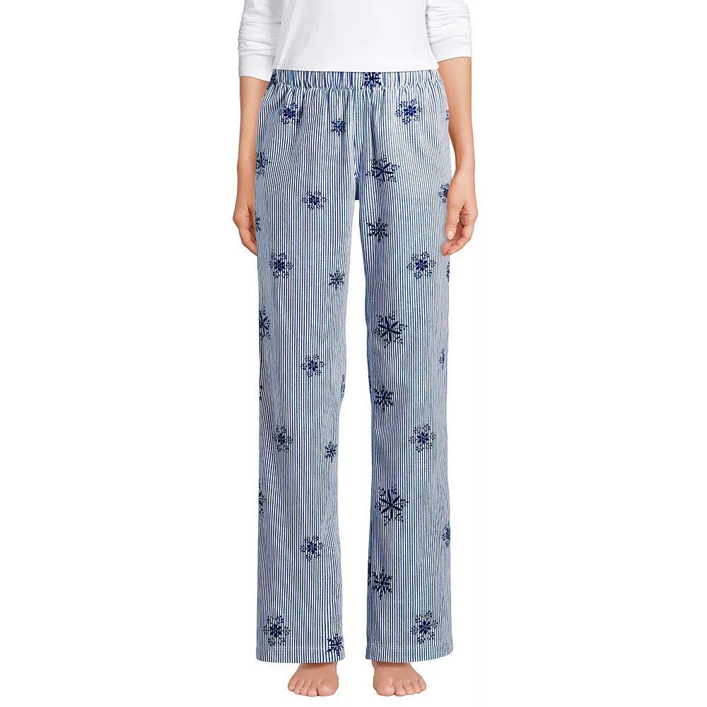 Womens Lands End Womens Flannel Pajama Pants Product Image