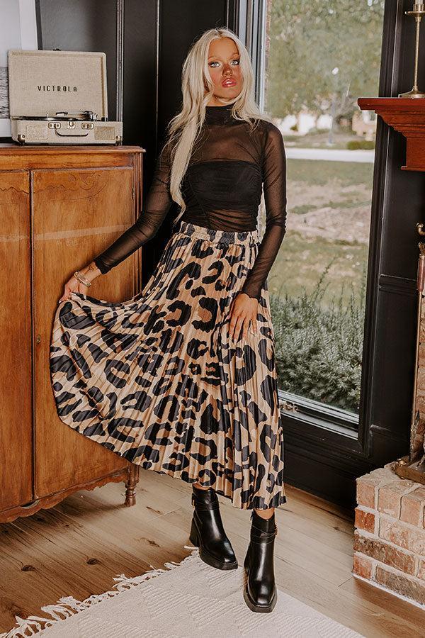 Lost In Love High Waist Pleated Skirt Product Image